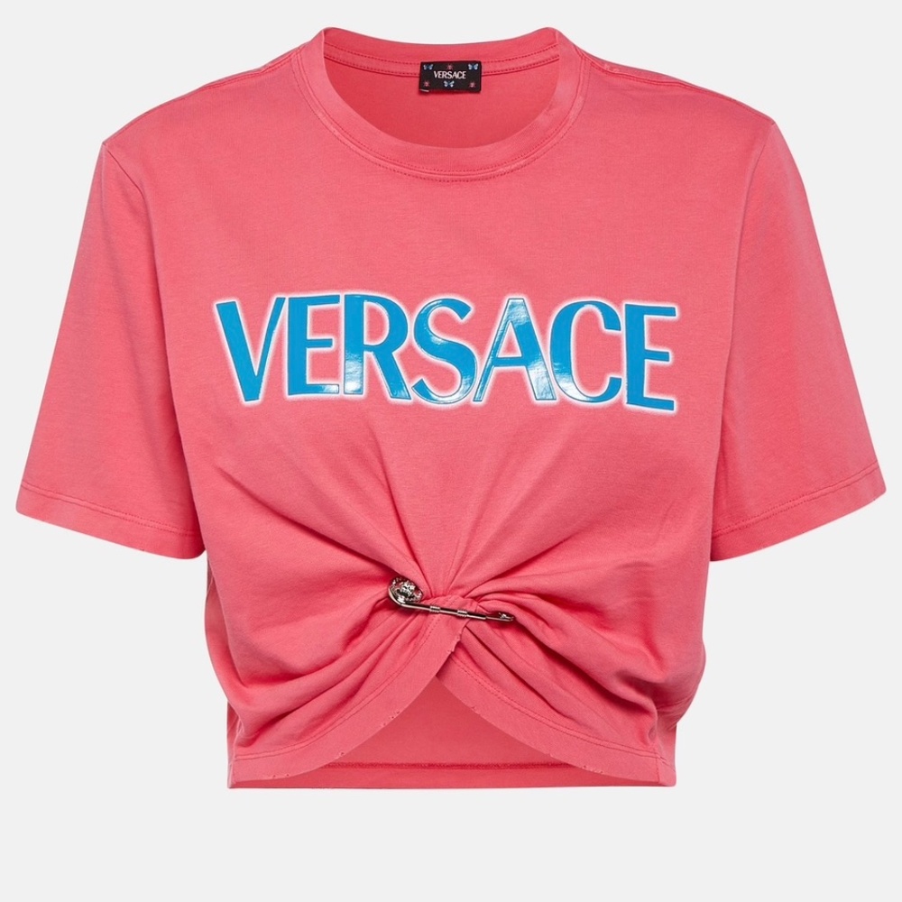 Versace Safety Pin Logo T-shirt